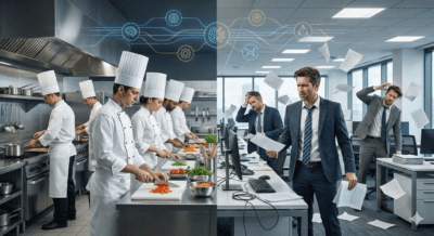 La cocina entendió hace más de un siglo, las empresas no