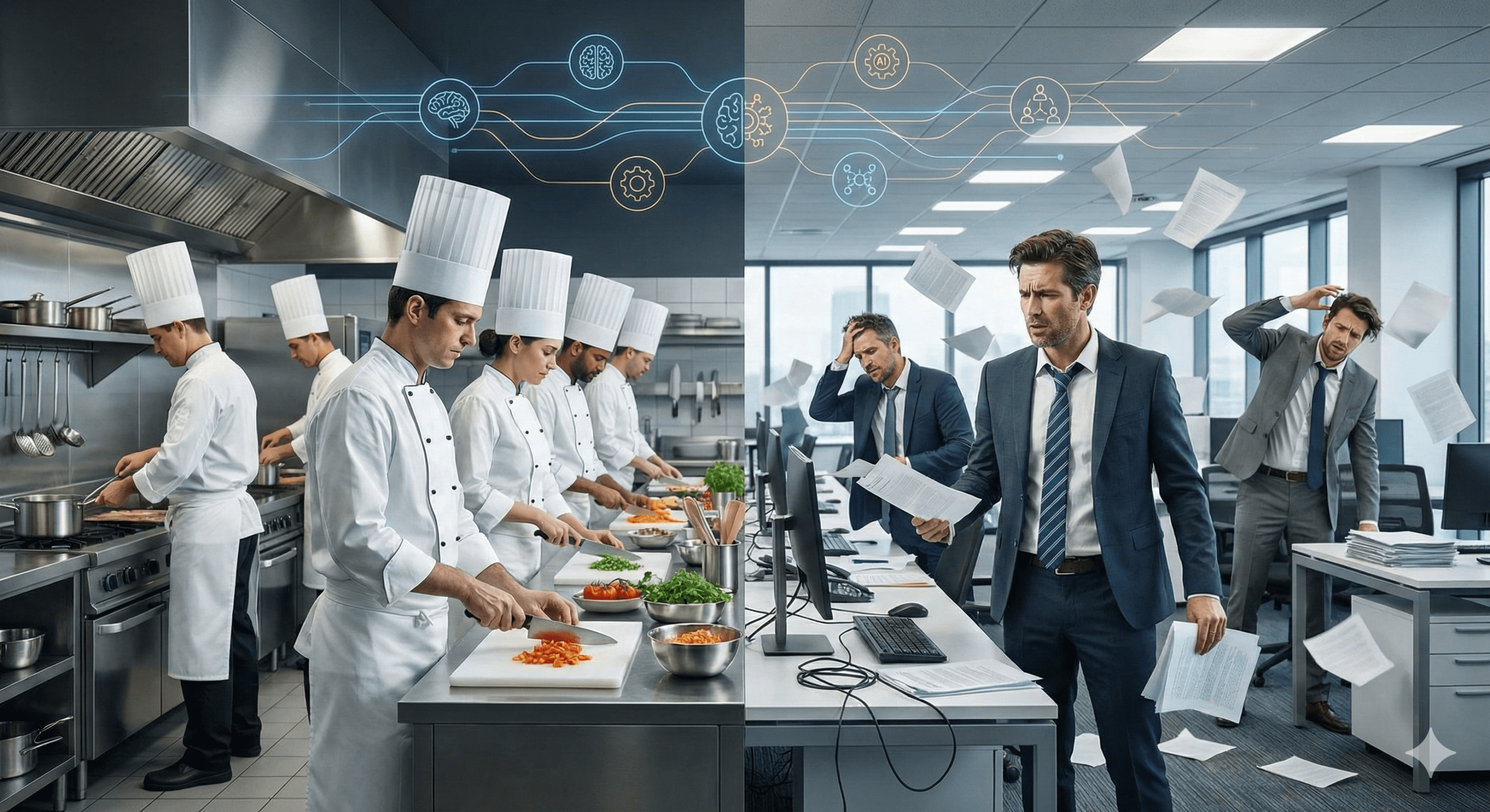 La cocina entendió hace más de un siglo, las empresas no