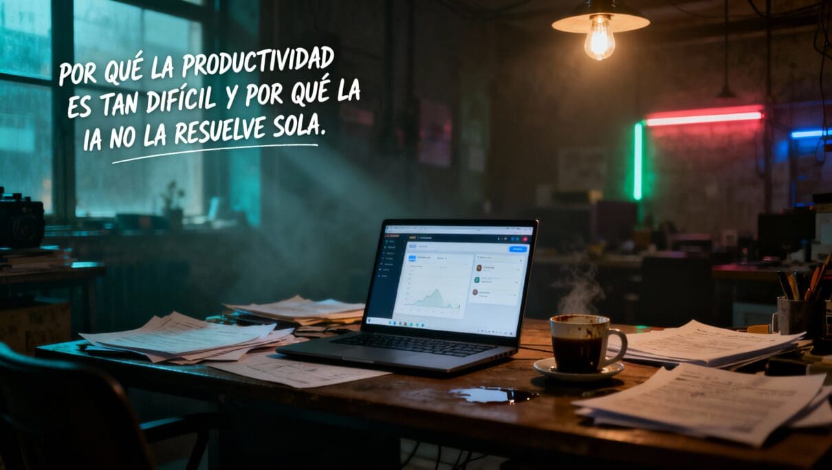 Por qué la productividad es tan difícil y por qué la IA no la resuelve sola